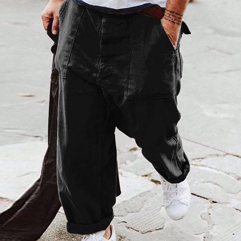 Kairo | Casual Katoenen Linnen Broek met Grote Zakken