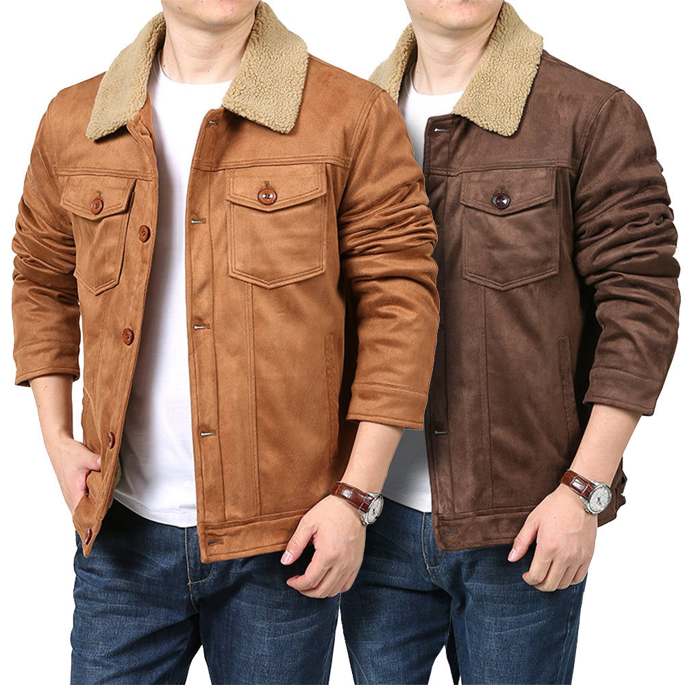 Jonas | Luxe fluwelen suède bomberjack