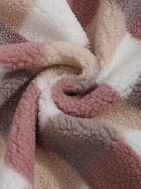 Gabor | Klassieke geruite pluizige jas