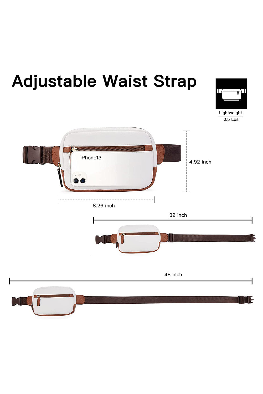 ChicClutch | Classy Wit Kruislingse Tas