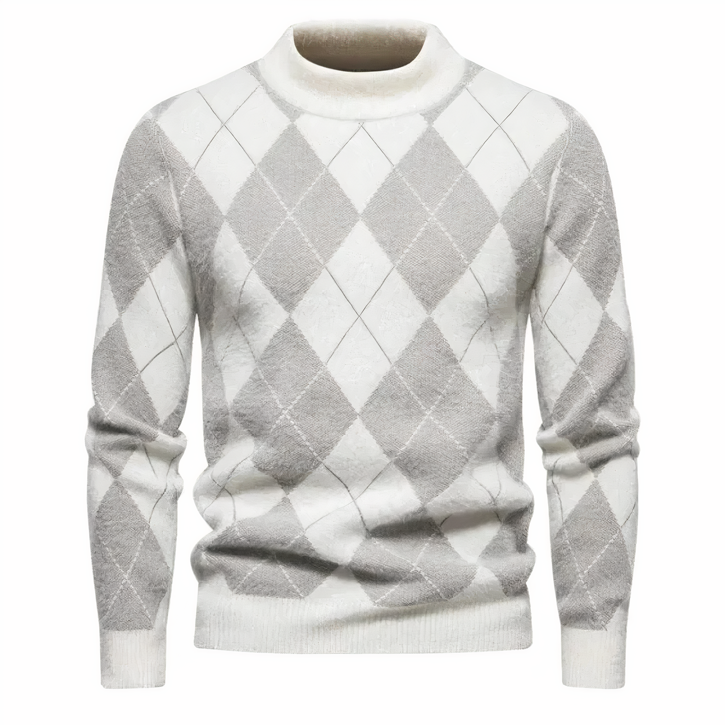 Adrian | Klassieke & comfortabele trui met hoge hals