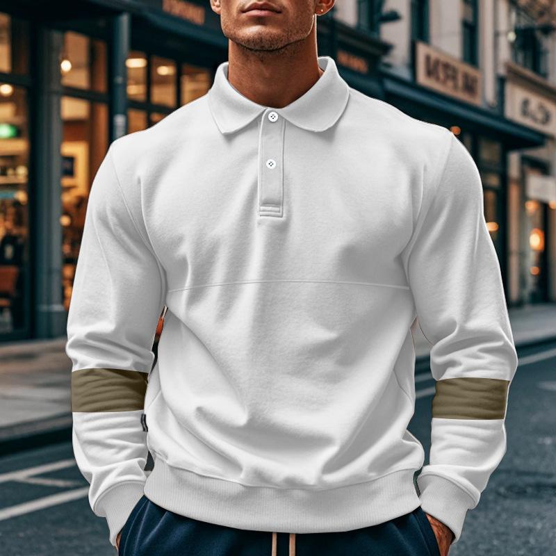 Gregor | Klassiek poloshirt met lange mouwen