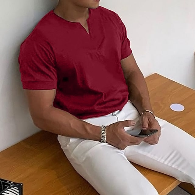 Roel | Casual V Neck Spier T-shirt