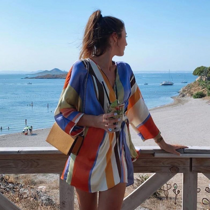 Ansley - Gestreepte losse romper