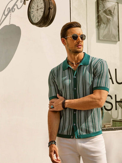 Harris | Retro gestreept vintage overhemd