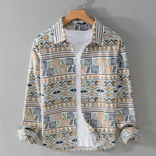 Watson | Geometrisch Ontdekkingsreizigers Overhemd