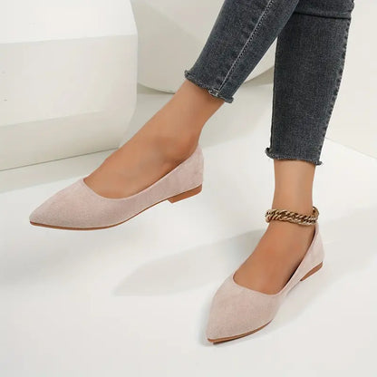 Gestroomlijnde ballerina's met spitse neus