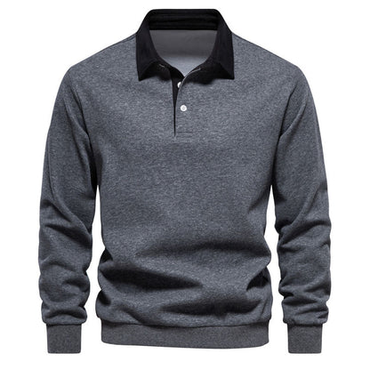 Raynor | Klassiek kleurblok polo sweatshirt