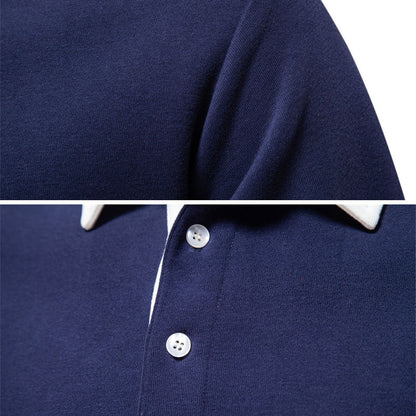 Raynor | Klassiek kleurblok polo sweatshirt