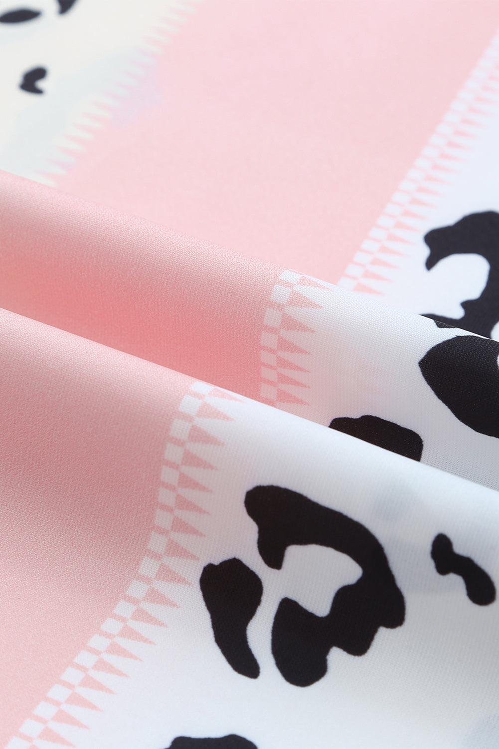 Shella - Luipaard Roze Kleurblok Jumpsuit