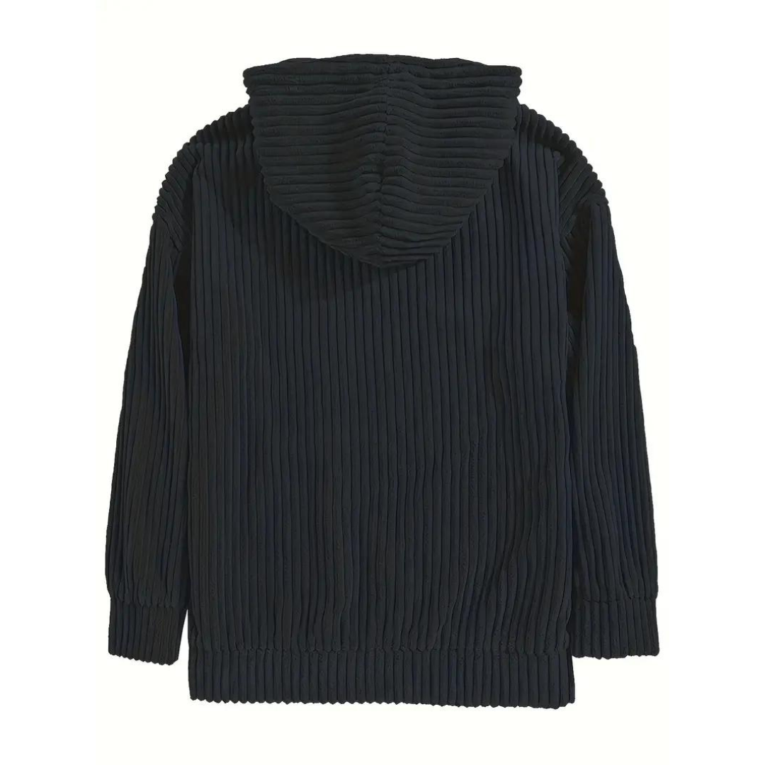 Morten | Klassiek gekleurde Corduroy Hoodie voor mannen