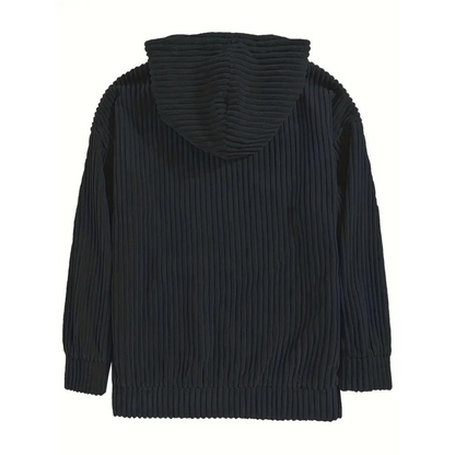 Morten | Klassiek gekleurde Corduroy Hoodie voor mannen