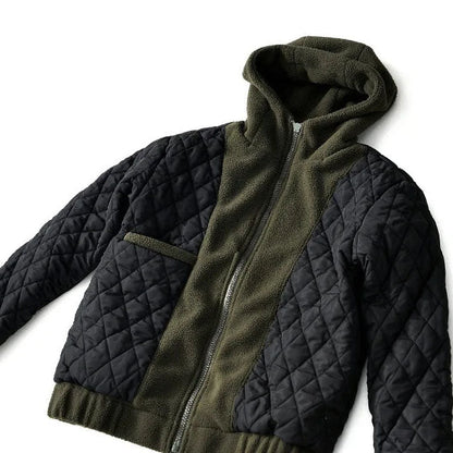 Marvin | Klassieke hoodie van pluizig fleece met rits