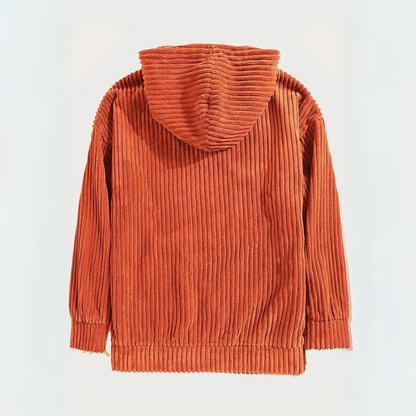 Morten | Klassiek gekleurde Corduroy Hoodie voor mannen