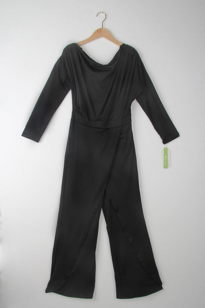 Alara | Elegante, schuine jumpsuit met één schouder