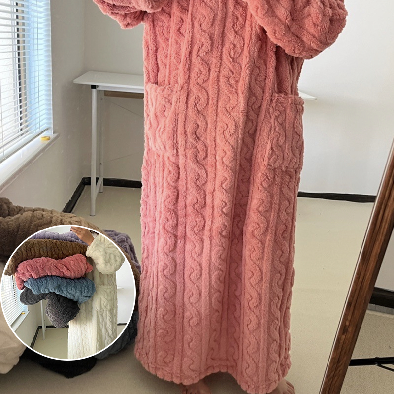 Koraal Fluwelen Nachtkleding