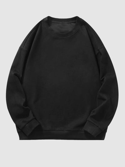 Royce | Zacht Suède Casual Pullover Sweatshirt