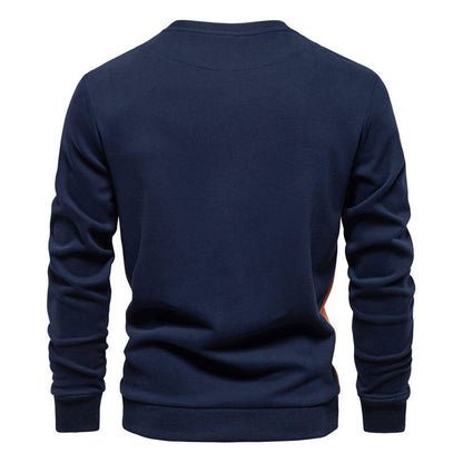 Levon | Casual pullover sweatshirt met ronde hals