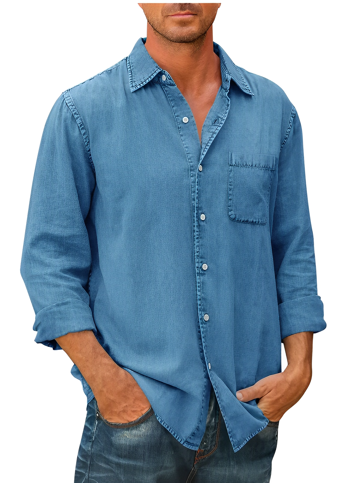 Vince - Men's Denim Shirt