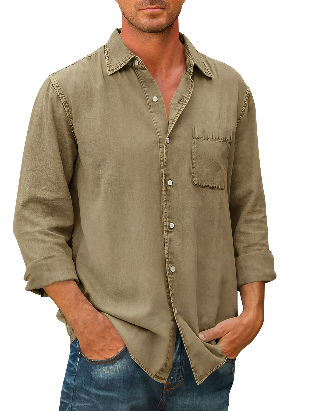 Vince - Men's Denim Shirt