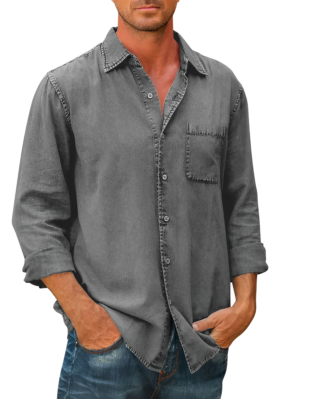 Vince - Men's Denim Shirt
