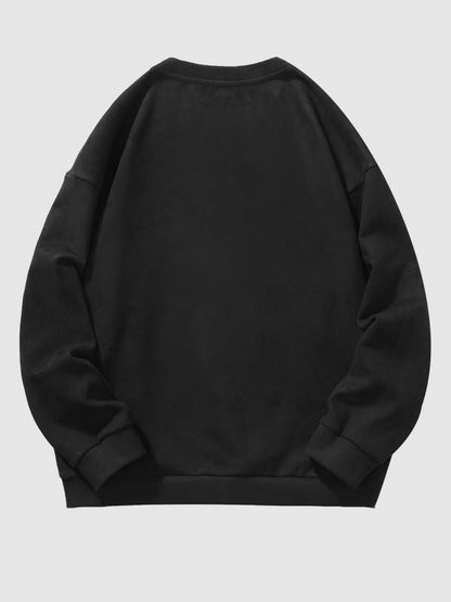 Royce | Zacht Suède Casual Pullover Sweatshirt