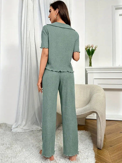 Casual, stevige tweedelige broekenset