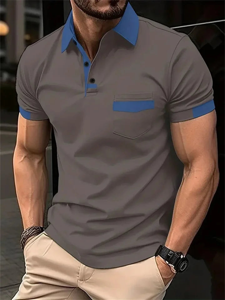 Marky - Casual poloshirt met korte mouwen
