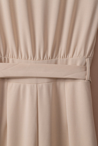 Sienna | Elegante abrikozen jumpsuit - Verfijnd en Tijdloos