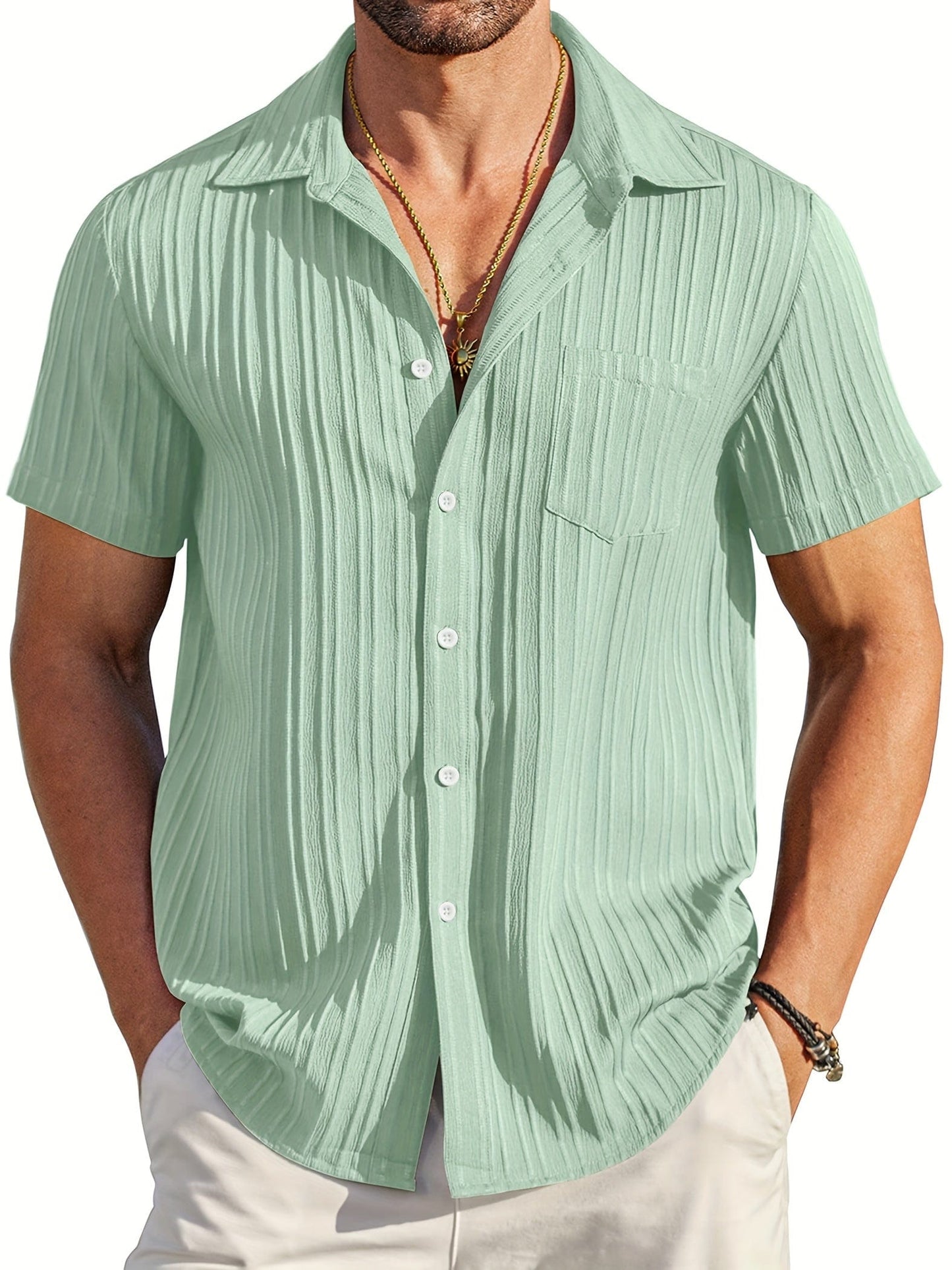 Paul - Casual overhemd met button-down sluiting