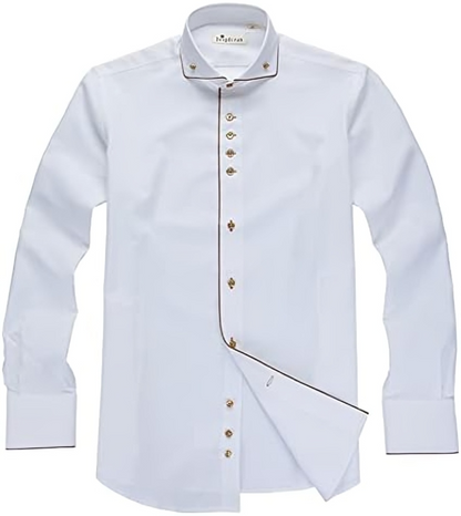 Gerard | Exquisite overhemd met omgeslagen kraag en lange mouwen