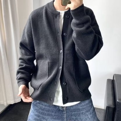 Arnold | Stijlvol gebreid vest met ronde hals