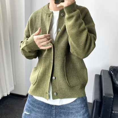 Arnold | Stijlvol gebreid vest met ronde hals