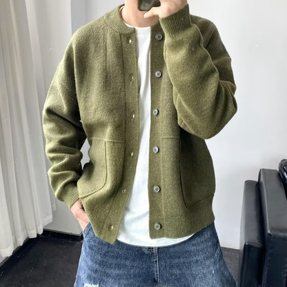 Arnold | Stijlvol gebreid vest met ronde hals