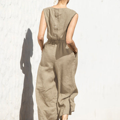 Ava - Mouwloos Casual Jumpsuit