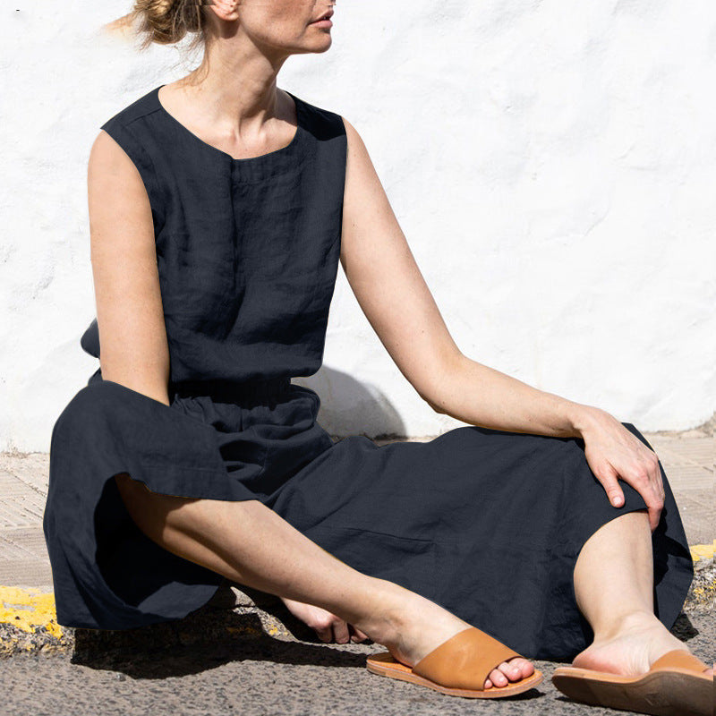 Ava - Mouwloos Casual Jumpsuit