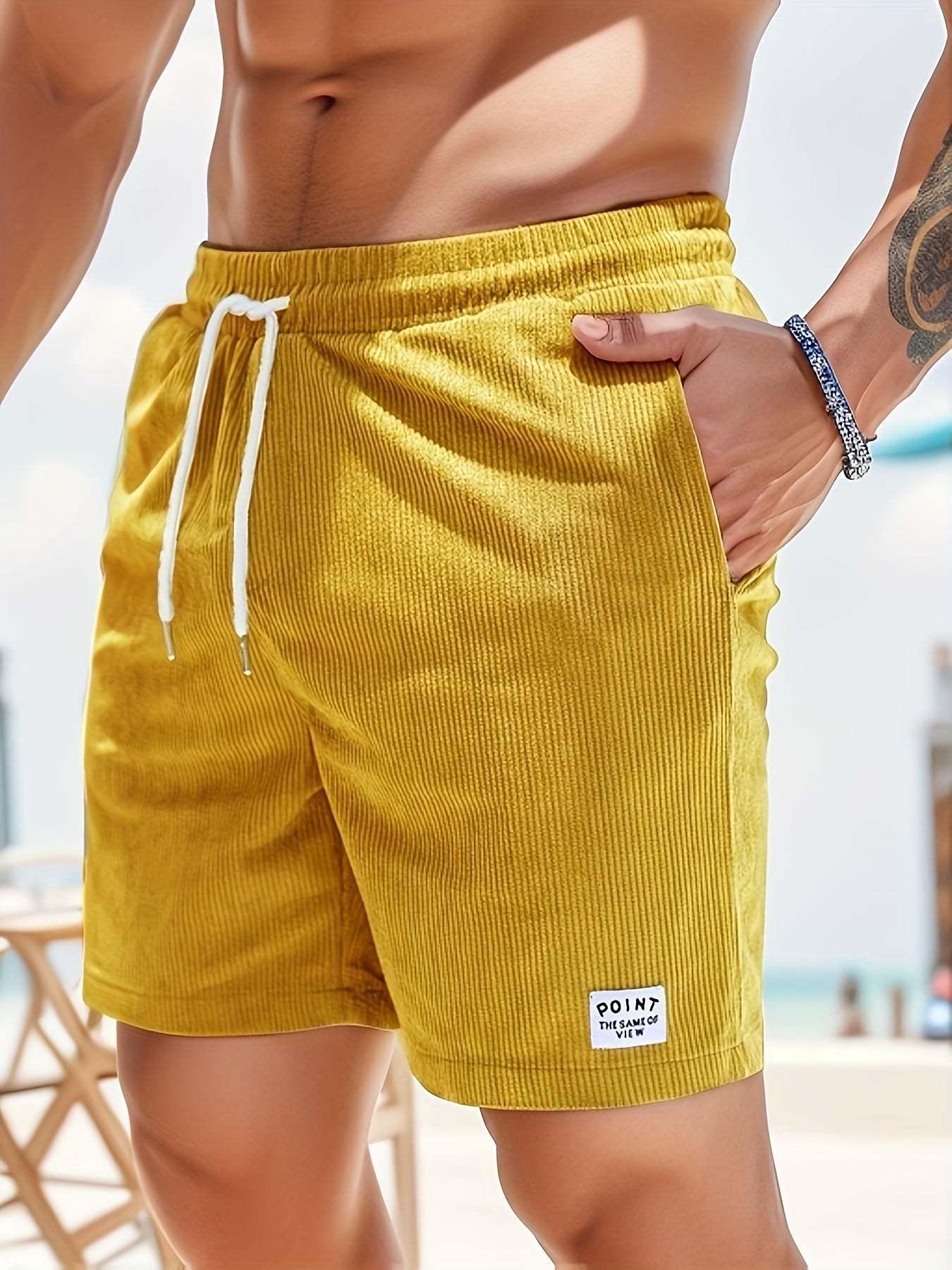 Gabriel -  Zomerse casual corduroy shorts