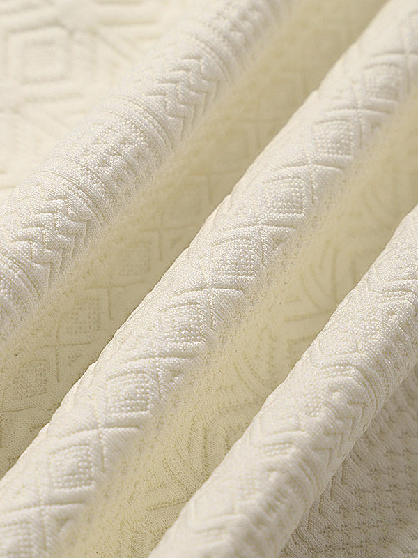 Benson | Vintage jacquard sweatshirt met textuur