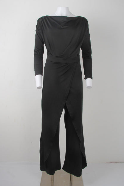 Alara | Elegante, schuine jumpsuit met één schouder