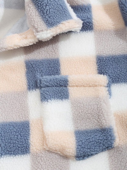 Gabor | Klassieke geruite pluizige jas