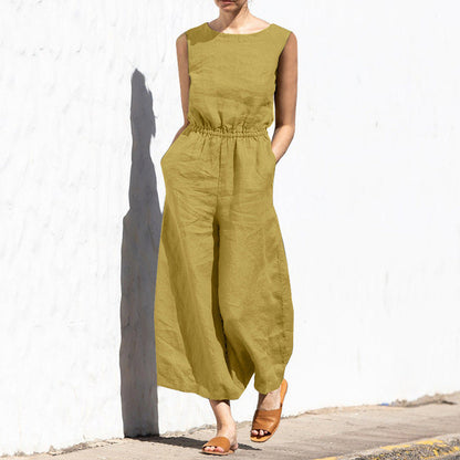 Ava - Mouwloos Casual Jumpsuit
