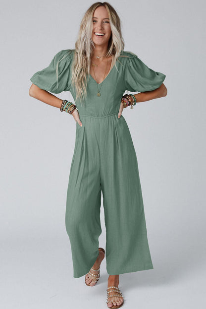 Eliana | Jumpsuit met holle rug en striksluiting