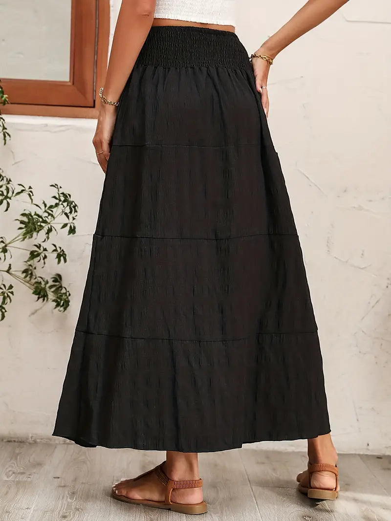 Julie - Losse rok met hoge taille