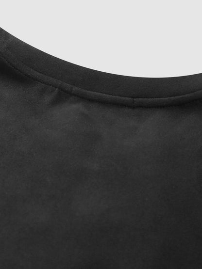 Royce | Zacht Suède Casual Pullover Sweatshirt