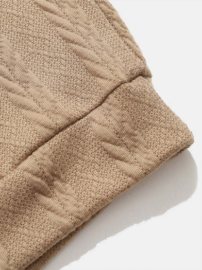 James | Elegant sweatshirt met jacquardtextuur