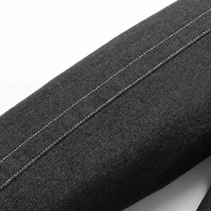 Espen | Vintage denim jack met fleece voering en kraag