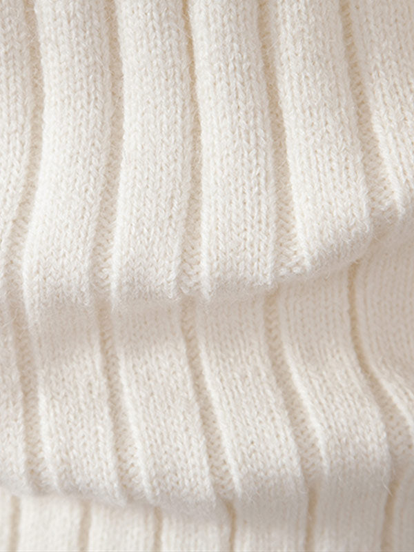 Everett | Geometrische twist trui met opstaande kraag