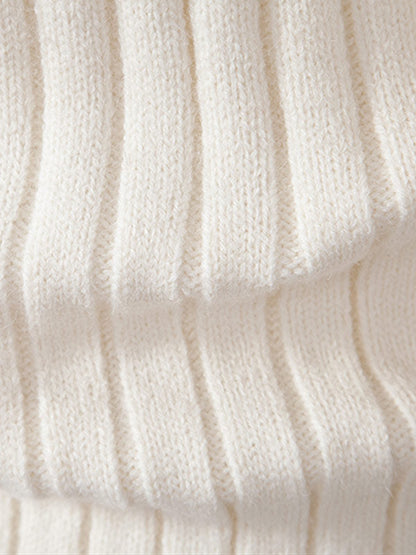 Everett | Geometrische twist trui met opstaande kraag