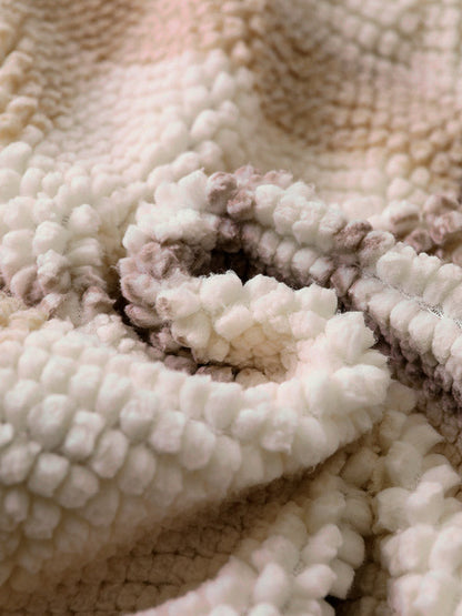 Franco | Stijlvol geruit fleece sweatshirt met halve rits