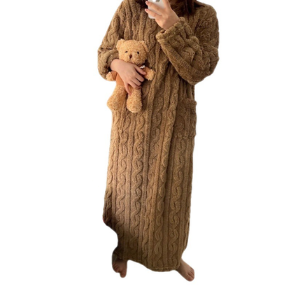 Koraal Fluwelen Nachtkleding